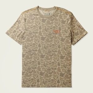 Marsh Wear Men's Sackhouse Hagood Short Sleeve Shirt Khaki Mallard Camo Sz 2XL